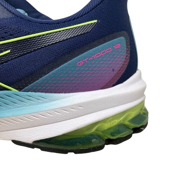 ASICS  Running Sneakers 12 Blue Trainers Athletic Shoes Gym - Picture 8 of 13